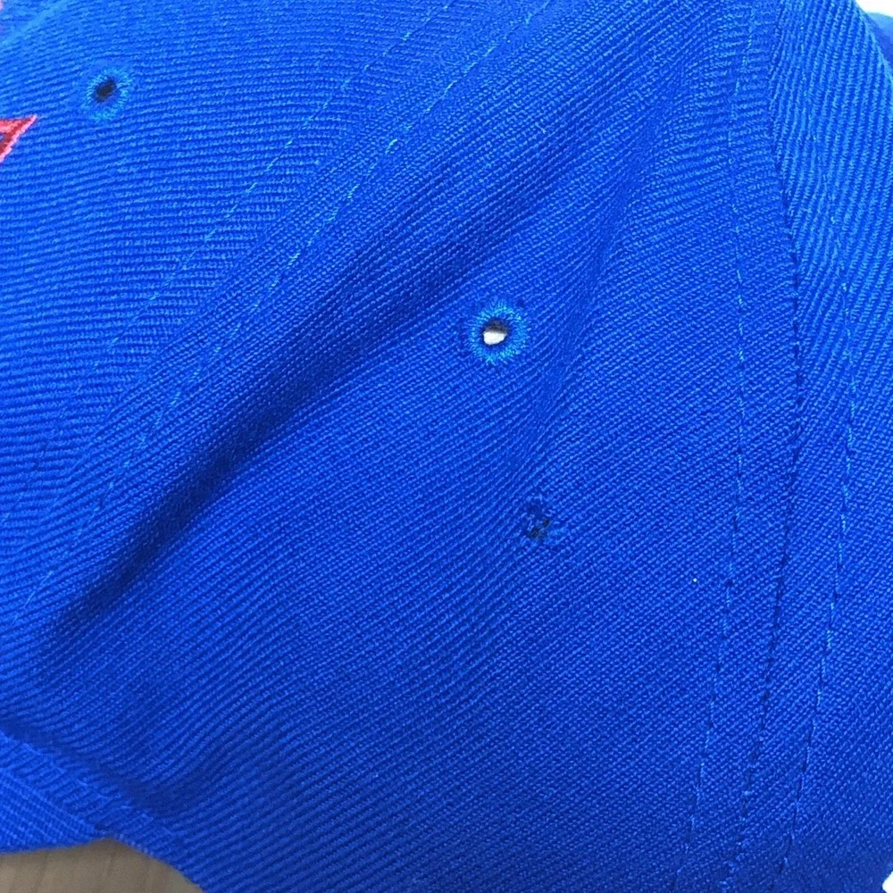 Vtg New York Giants Starter NFL Pro Line Hat Cap Blue Red White
